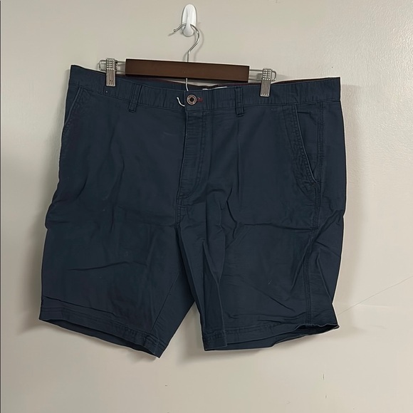 Weatherproof Blue Flat Front Shorts - Picture 1 of 3